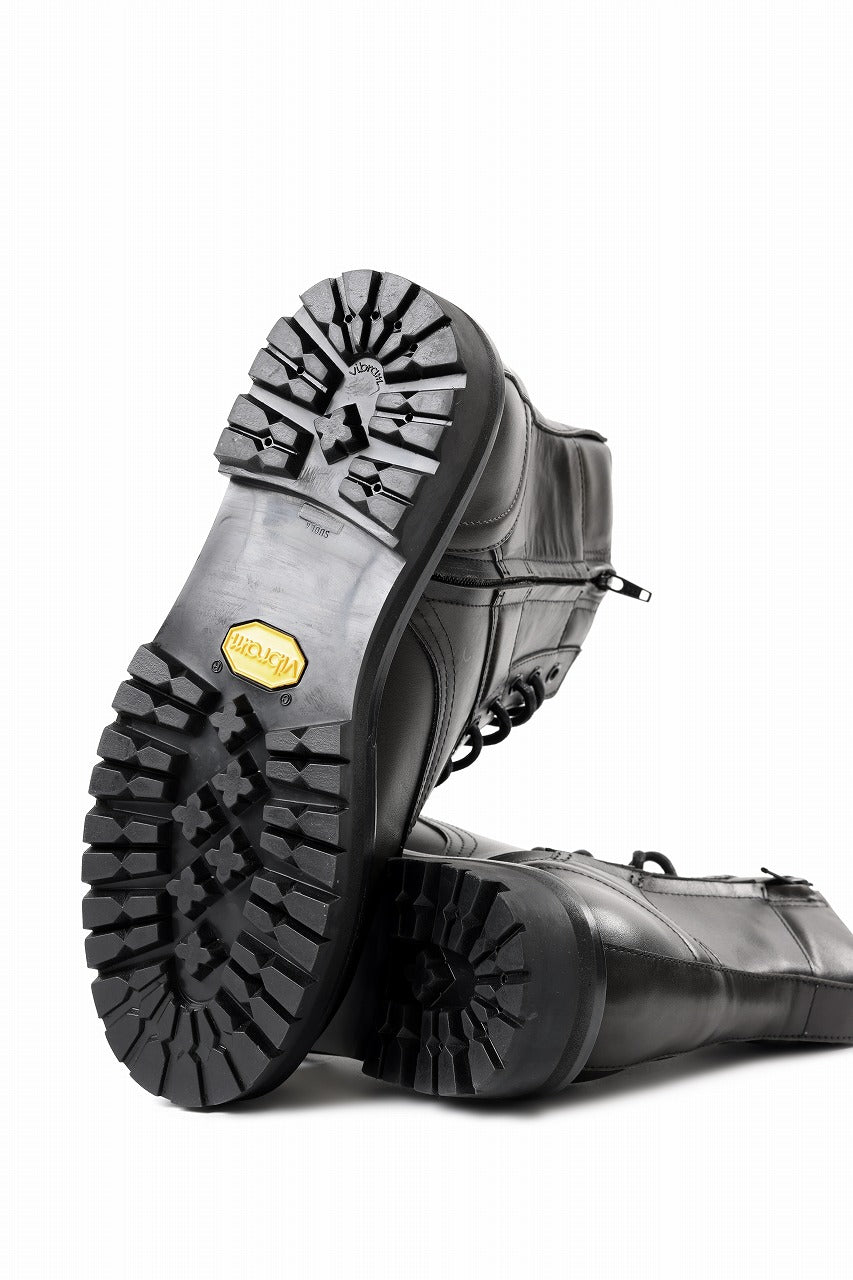 Juun.J Vibram Sole Military Boots (BLACK)