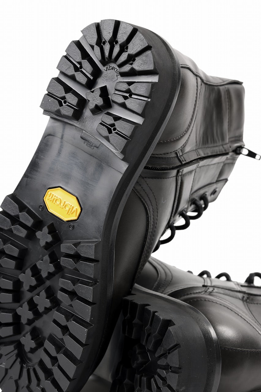 Juun.J Vibram Sole Military Boots (BLACK)