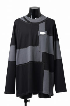 Load image into Gallery viewer, Feng Chen Wang PANELLED TOPS (BLACK/GREY)