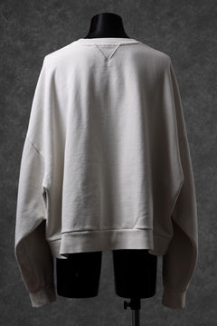 画像をギャラリービューアに読み込む, entire studios BOX CREW SWEAT PULLOVER (RICE)