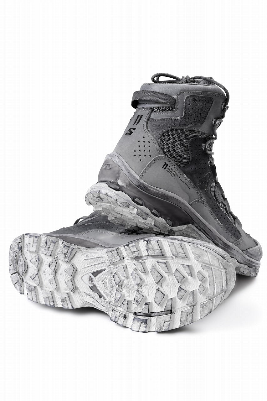 11 BY BORIS BIDJAN SABERI x SALOMON "BOOT2 GTX" (GORETEX / OBJECT DYED LIGHT GREY)