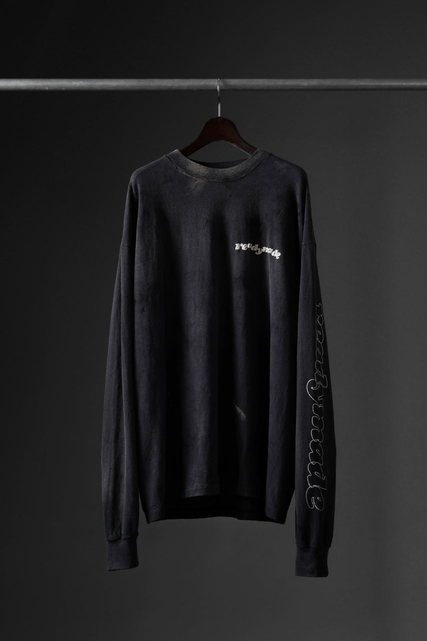 READYMADE L/S T-SHIRT DESTRUCTION (BLACK)