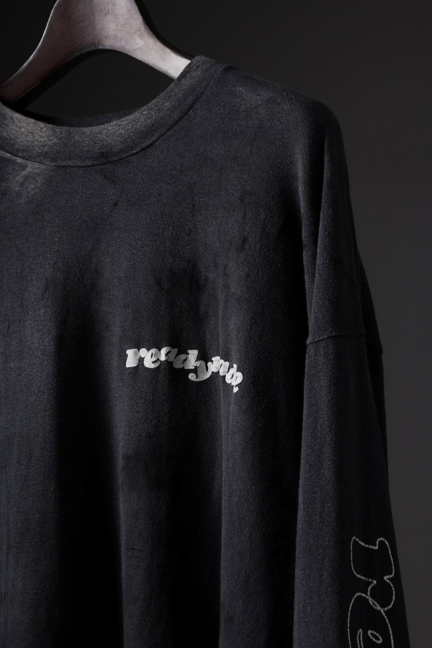 READYMADE L/S T-SHIRT DESTRUCTION (BLACK)