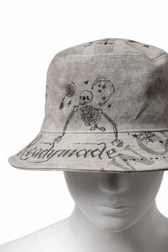 画像をギャラリービューアに読み込む, READYMADE x Dr.WOO BUCKET HAT TATOO (WHITE)