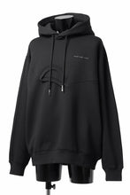 Load image into Gallery viewer, Feng Chen Wang 2 IN 1 HOODIE WITH FELTED BACKING (BLACK)