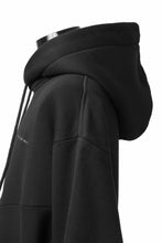 Load image into Gallery viewer, Feng Chen Wang 2 IN 1 HOODIE WITH FELTED BACKING (BLACK)