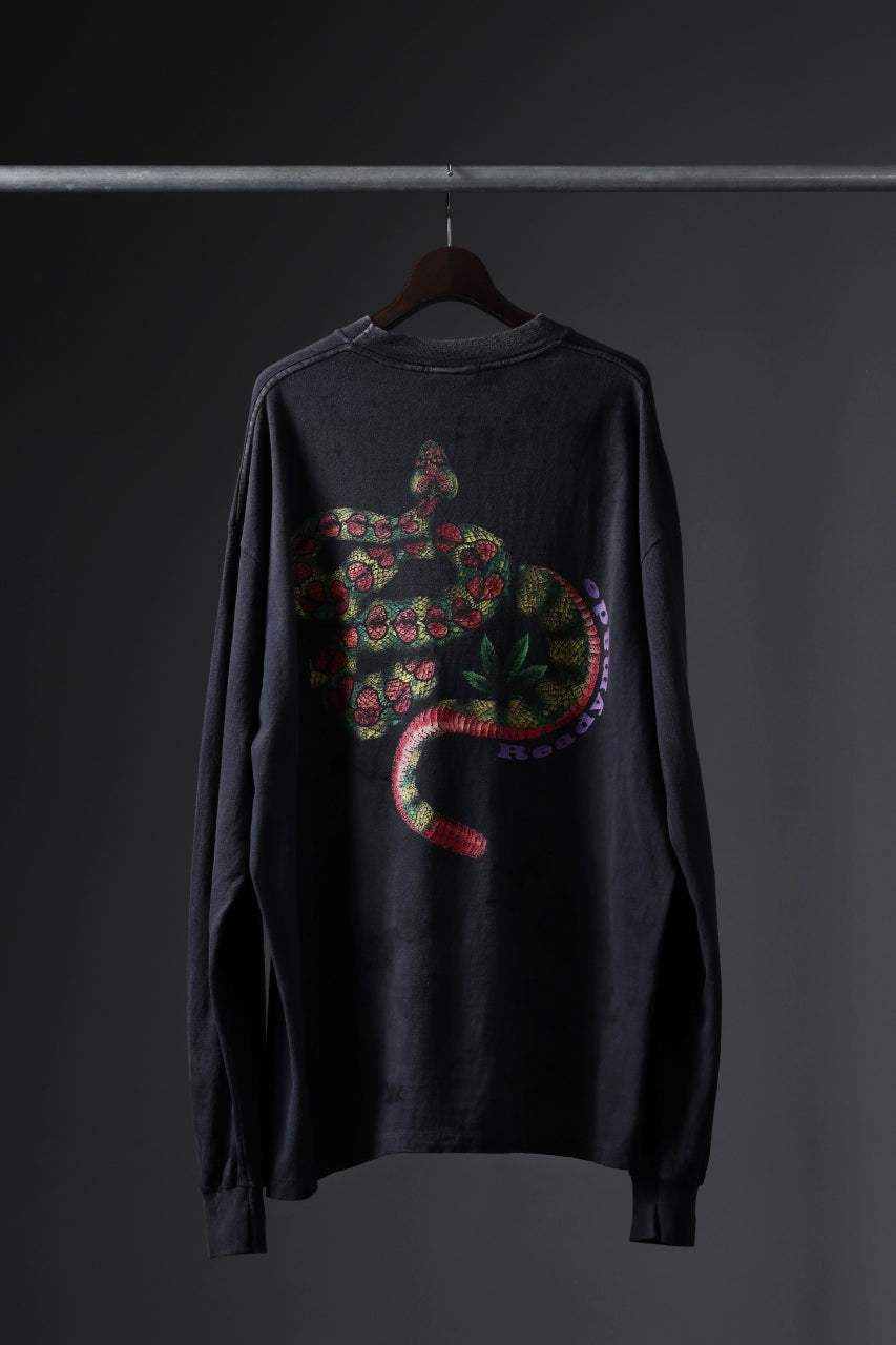 READYMADE L/S T-SHIRT SNAKE (BLACK)