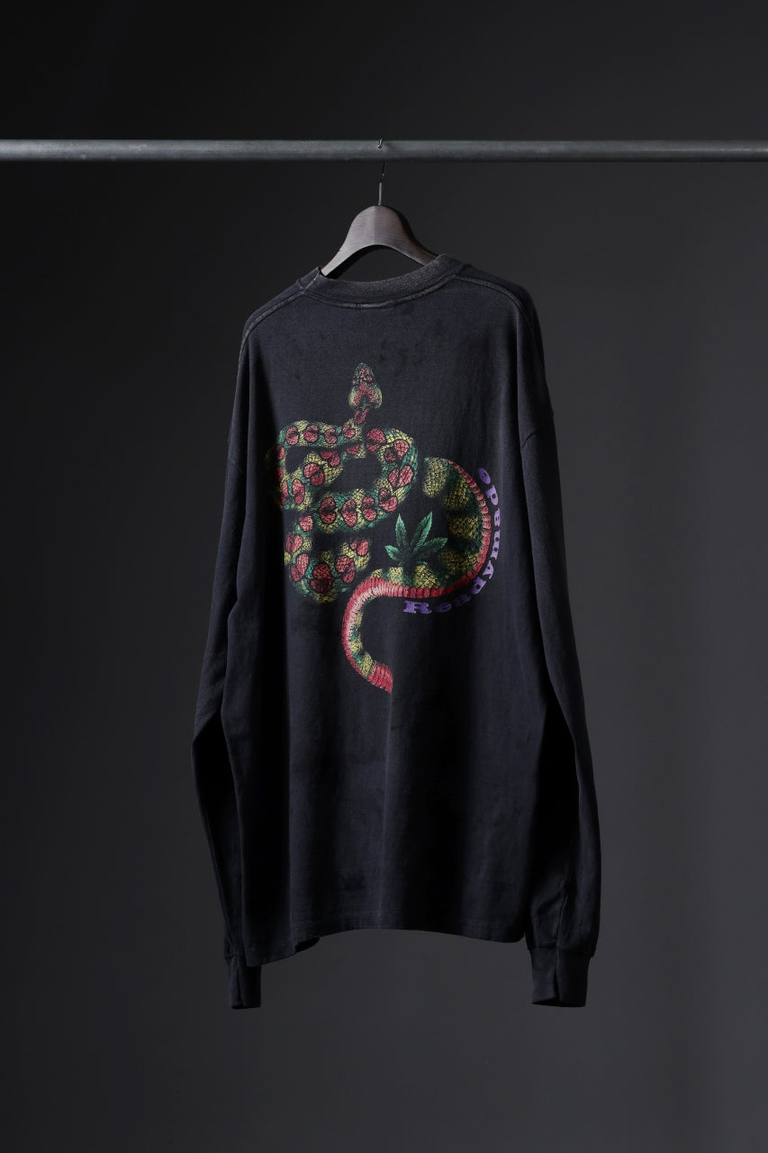 READYMADE L/S T-SHIRT SNAKE (BLACK)