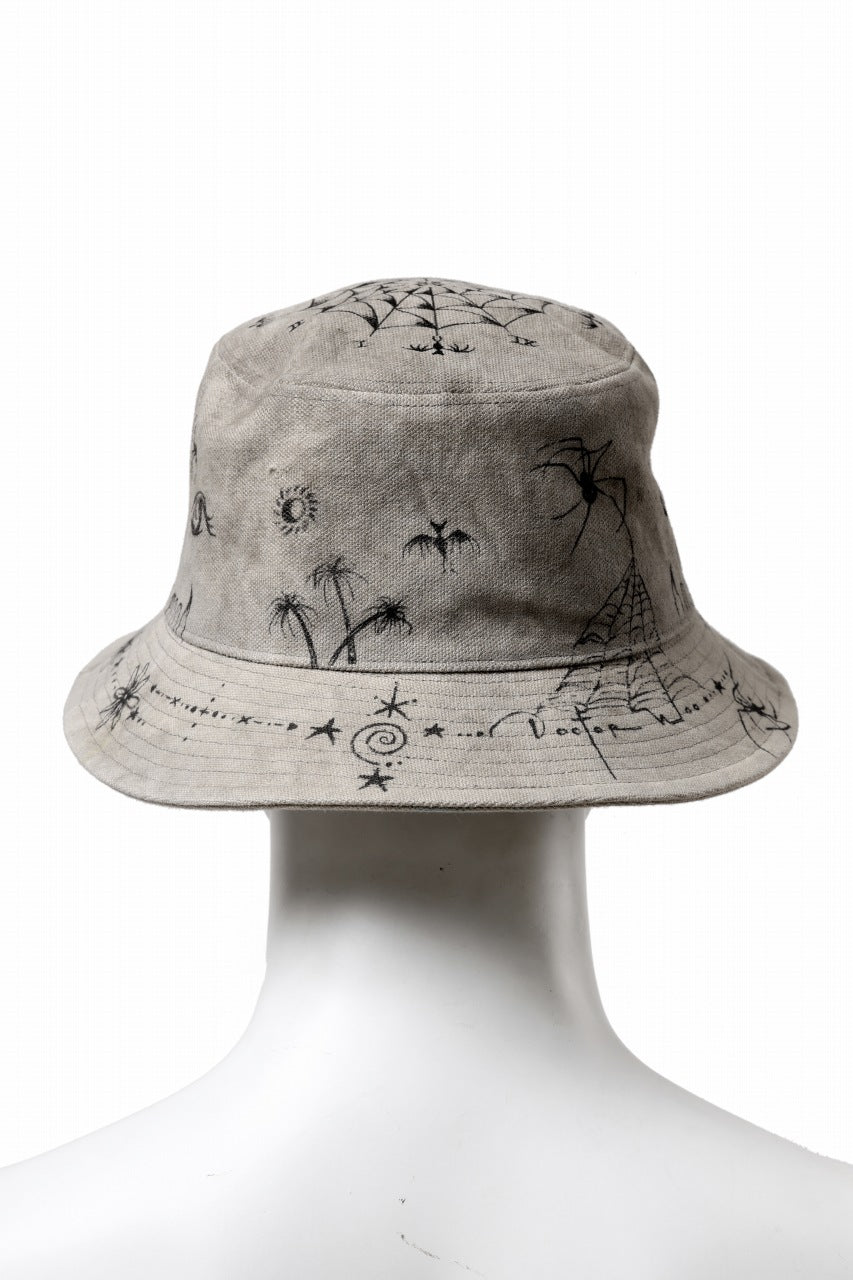 READYMADE x Dr.WOO BUCKET HAT TATOO (WHITE)