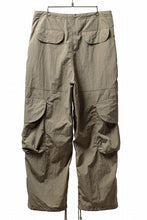 画像をギャラリービューアに読み込む, entire studios FREIGHT CARGO PANTS / CRINKLE NYLON (SAGE)