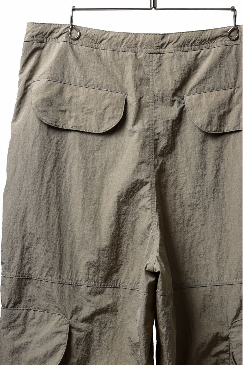 entire studios FREIGHT CARGO PANTS / CRINKLE NYLON (SAGE)の商品 ...