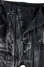 画像をギャラリービューアに読み込む, 11 BY BORIS BIDJAN SABERI LOW CROTCH BAGGY PANTS / OBJECT DYED &amp; USED EFFECT &quot;P4C-F1481&quot; (BLACK)