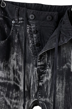 画像をギャラリービューアに読み込む, 11 BY BORIS BIDJAN SABERI LOW CROTCH BAGGY PANTS / OBJECT DYED &amp; USED EFFECT &quot;P4C-F1481&quot; (BLACK)