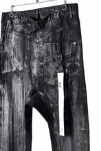 画像をギャラリービューアに読み込む, 11 BY BORIS BIDJAN SABERI LOW CROTCH BAGGY PANTS / OBJECT DYED &amp; USED EFFECT &quot;P4C-F1481&quot; (BLACK)