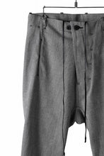 Load image into Gallery viewer, BORIS BIDJAN SABERI DROP CROTCH PANTS / NON OBJECT DYED &quot;P3-FET10005&quot; (GREY)