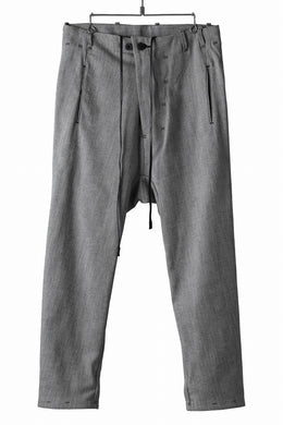 BORIS BIDJAN SABERI DROP CROTCH PANTS / NON OBJECT DYED 