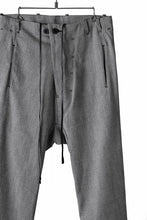 Load image into Gallery viewer, BORIS BIDJAN SABERI DROP CROTCH PANTS / NON OBJECT DYED &quot;P3-FET10005&quot; (GREY)