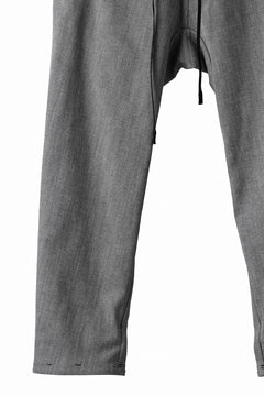 Load image into Gallery viewer, BORIS BIDJAN SABERI DROP CROTCH PANTS / NON OBJECT DYED &quot;P3-FET10005&quot; (GREY)