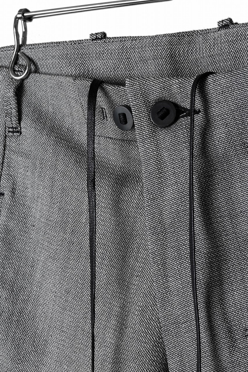 BORIS BIDJAN SABERI DROP CROTCH PANTS / NON OBJECT DYED "P3-FET10005" (GREY)