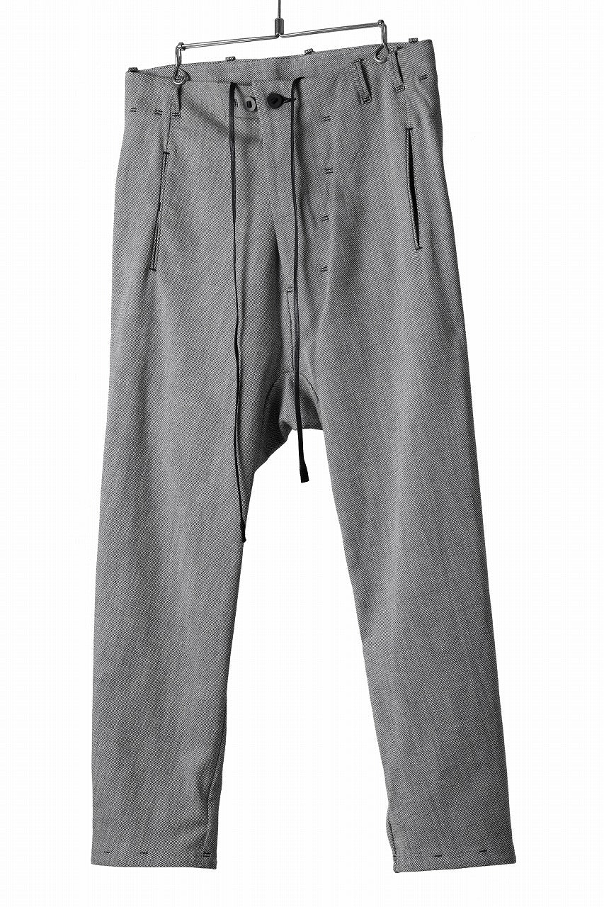 BORIS BIDJAN SABERI DROP CROTCH PANTS / NON OBJECT DYED "P3-FET10005" (GREY)