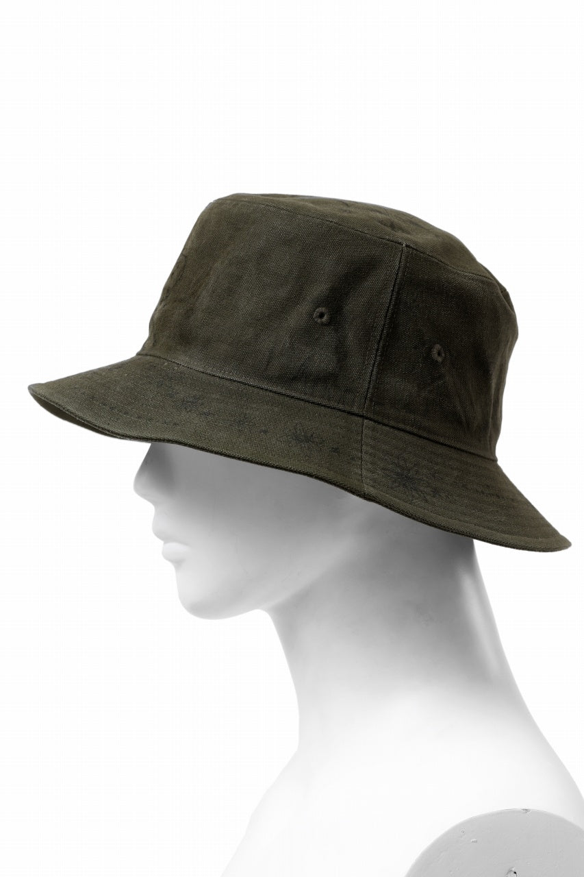 画像をギャラリービューアに読み込む, READYMADE x Dr.WOO BUCKET HAT TATOO (KHAKI)