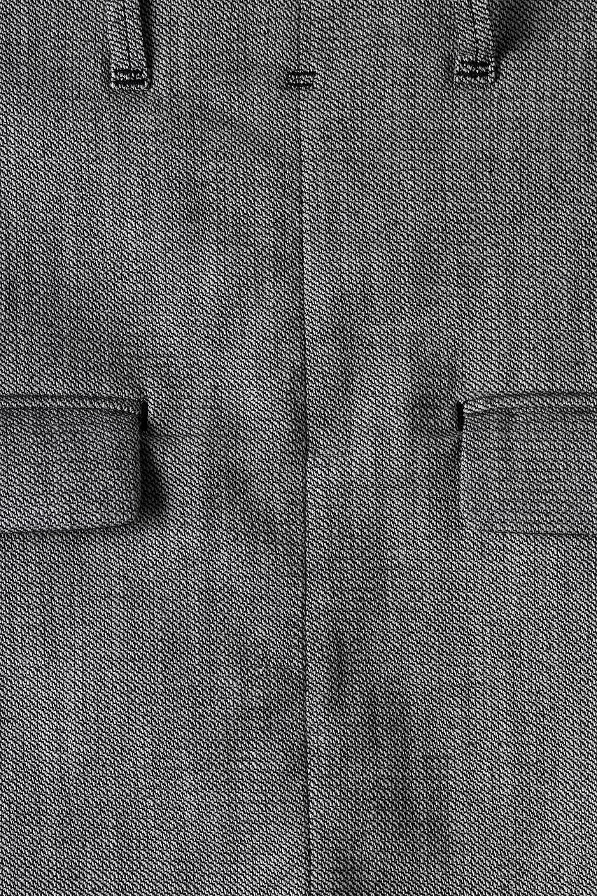 BORIS BIDJAN SABERI DROP CROTCH PANTS / NON OBJECT DYED "P3-FET10005" (GREY)