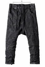 画像をギャラリービューアに読み込む, BORIS BIDJAN SABERI CROPPED TROUSER / VINYL COATED &amp; NICKEL PRESSED &amp; BODY MOLDED &quot;P15.1BF-F1603K&quot; (BLACK)