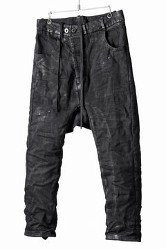 画像をギャラリービューアに読み込む, BORIS BIDJAN SABERI CROPPED TROUSER / VINYL COATED &amp; NICKEL PRESSED &amp; BODY MOLDED &quot;P15.1BF-F1603K&quot; (BLACK)