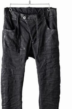 画像をギャラリービューアに読み込む, BORIS BIDJAN SABERI TIGHT FIT PANTS / VINYL COATED &amp; NICKEL PRESSED &amp; BODY MOLDED &quot;P13.TF-F1939&quot; (BLACK)