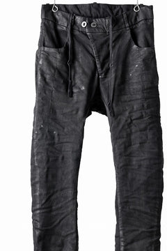 画像をギャラリービューアに読み込む, BORIS BIDJAN SABERI TIGHT FIT PANTS / VINYL COATED &amp; NICKEL PRESSED &amp; BODY MOLDED &quot;P13.TF-F1939&quot; (BLACK)