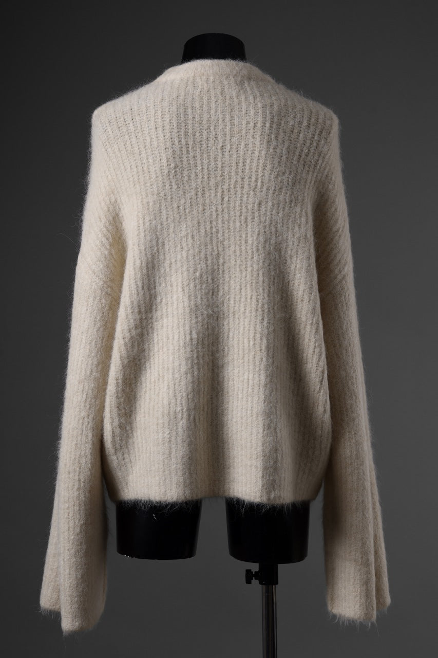 entire studios HEAVY KNIT CREW SWEATER (VANILLA)