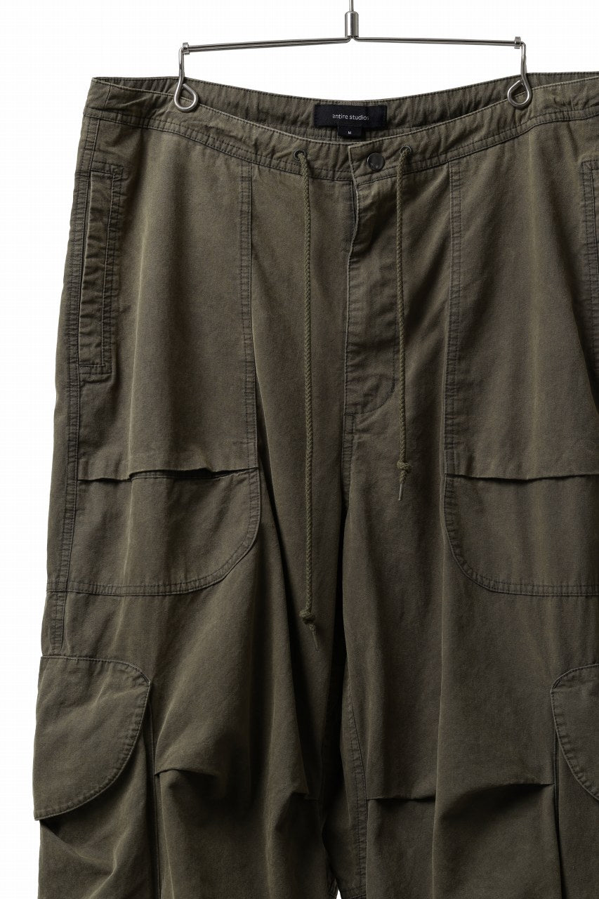 entire studios FREIGHT CARGO PANTS / COTTON CANVAS (PINE)