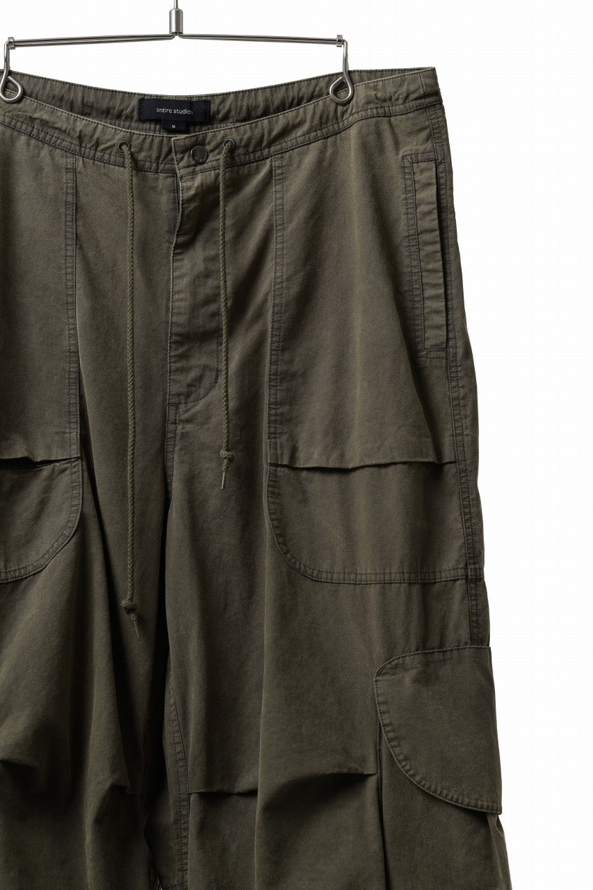 entire studios FREIGHT CARGO PANTS / COTTON CANVAS (PINE)