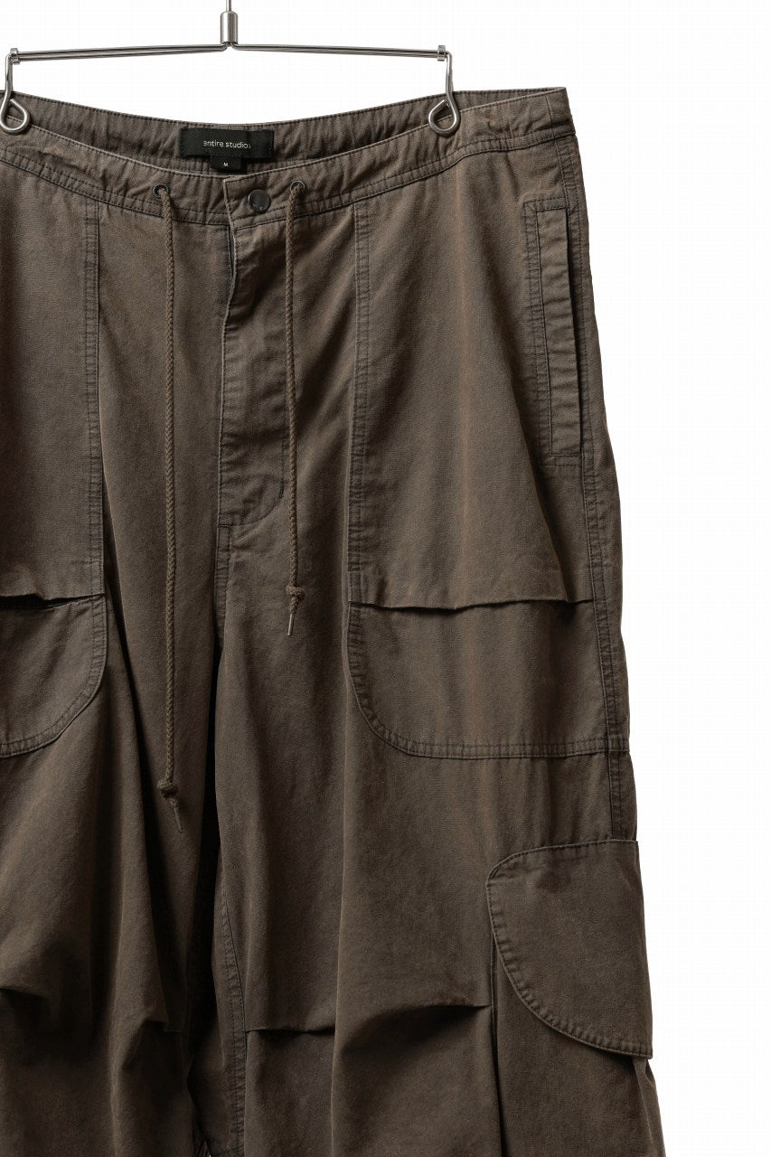 entire studios FREIGHT CARGO PANTS / COTTON CANVAS (GRAVY)