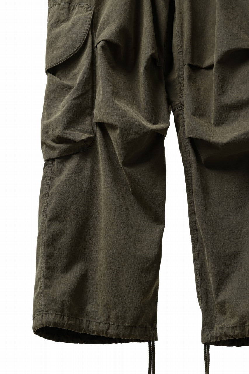 entire studios FREIGHT CARGO PANTS / COTTON CANVAS (PINE)