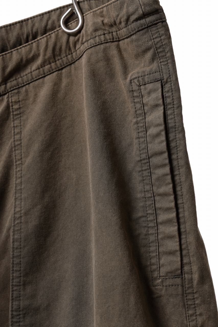 entire studios FREIGHT CARGO PANTS / COTTON CANVAS (GRAVY)