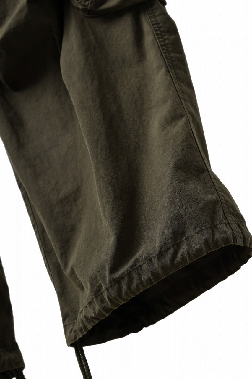 entire studios FREIGHT CARGO PANTS / COTTON CANVAS (PINE)