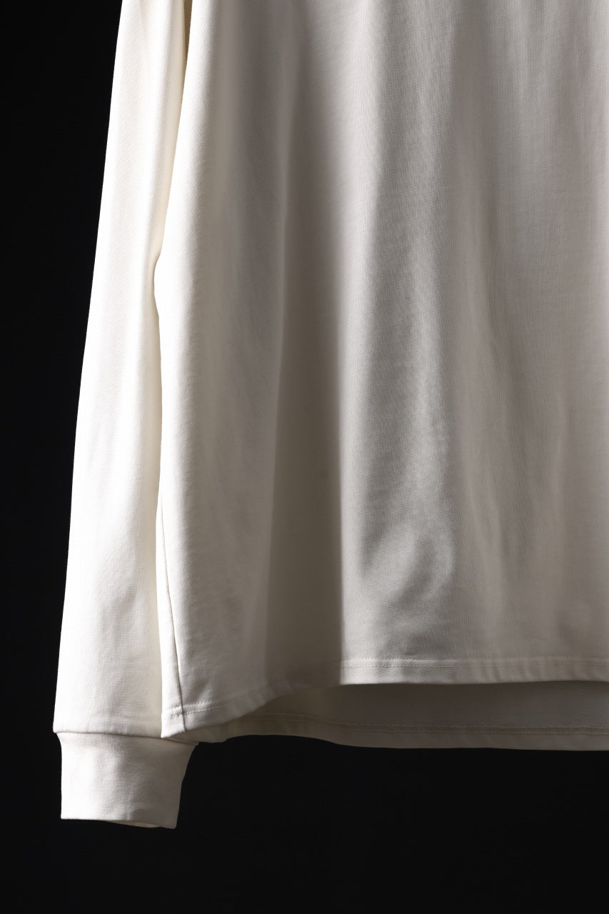 A.F ARTEFACT exclusive HEAVY WEIGHT C/JERSEY LS TOPS (IVORY)