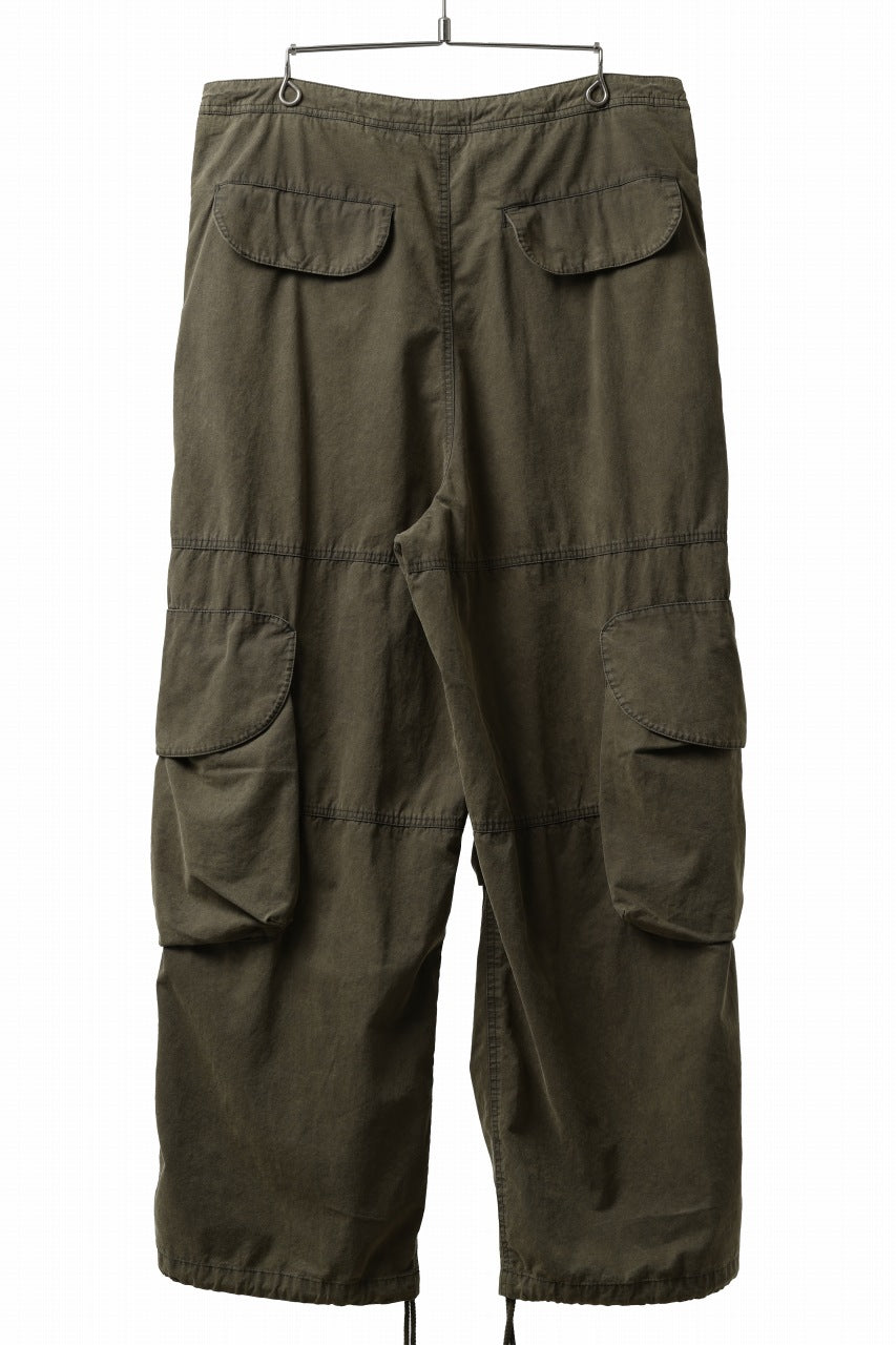 entire studios FREIGHT CARGO PANTS / COTTON CANVAS (PINE)