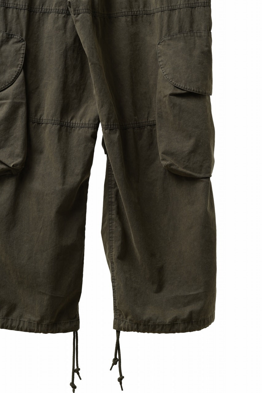 Load image into Gallery viewer, entire studios FREIGHT CARGO PANTS / COTTON CANVAS (PINE)