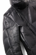 Load image into Gallery viewer, ierib Down Jacket / Horse Nubuck Leather (MATT BLACK)