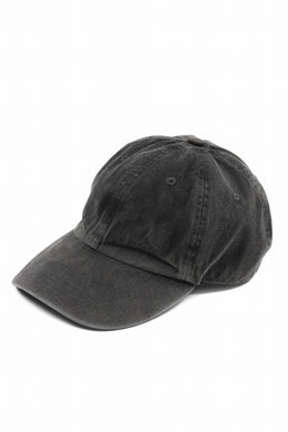 entire studios STANDARD CAP (WASHED BLACK)