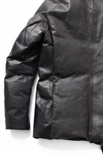 Load image into Gallery viewer, ierib Down Jacket / Horse Nubuck Leather (MATT BLACK)