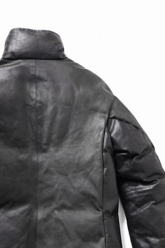 Load image into Gallery viewer, ierib Down Jacket / Horse Nubuck Leather (MATT BLACK)