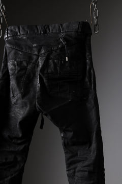 画像をギャラリービューアに読み込む, BORIS BIDJAN SABERI TIGHT FIT PANTS / VINYL COATED &amp; NICKEL PRESSED &amp; BODY MOLDED &quot;P13.TF-F1939&quot; (BLACK)