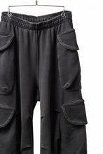 画像をギャラリービューアに読み込む, entire studios HEAVY GOCAR SWEAT PANTS (WASHED BLACK)