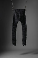 画像をギャラリービューアに読み込む, BORIS BIDJAN SABERI TIGHT FIT PANTS / VINYL COATED &amp; NICKEL PRESSED &amp; BODY MOLDED &quot;P13.TF-F1939&quot; (BLACK)