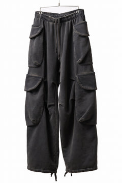 画像をギャラリービューアに読み込む, entire studios HEAVY GOCAR SWEAT PANTS (WASHED BLACK)