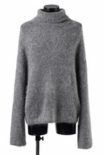 Load image into Gallery viewer, entire studios LUTE KNIT HIGH NECK SWEATER (SMOKE)