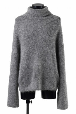 entire studios LUTE KNIT HIGH NECK SWEATER (SMOKE)